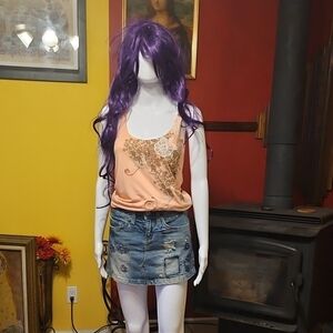 American Eagle Outfitters Blue Denim Mini Skirt